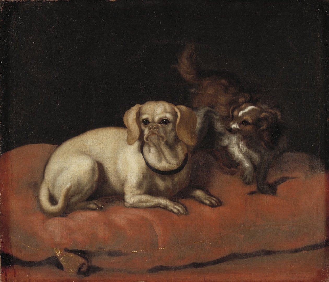 Twee honden door David Klöcker Ehrenstrahl