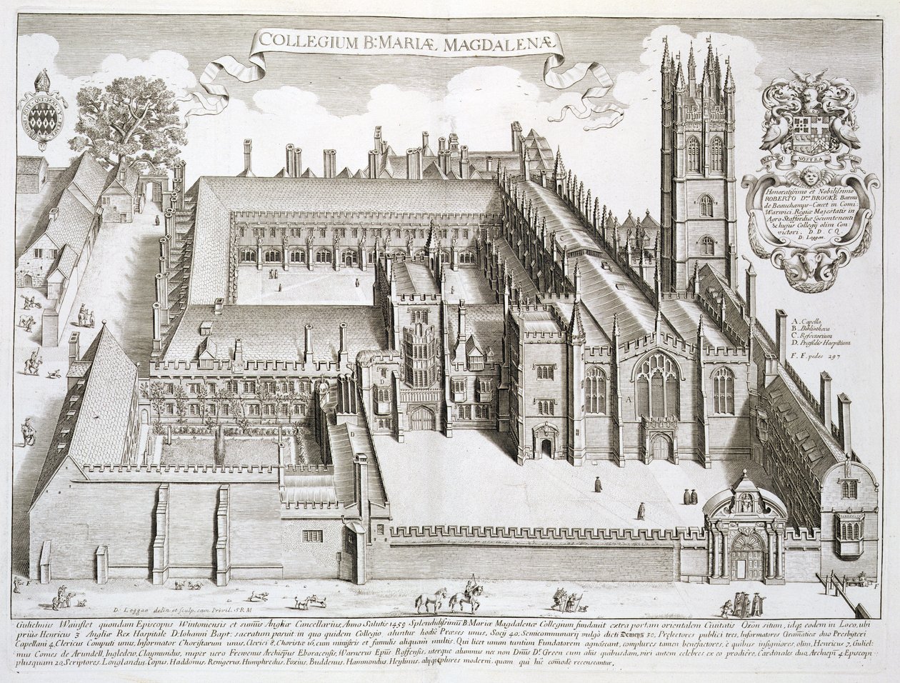 Magdalen College, Oxford, uit 