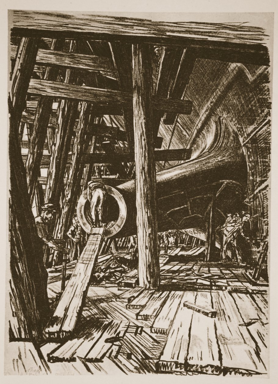 Een schachtbeugel, illustratie uit 