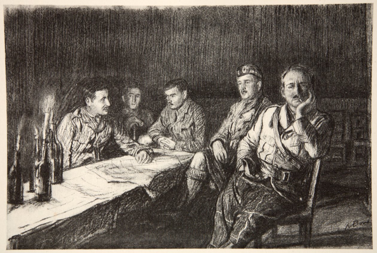 Officiersmess van de Gordon Highlanders, illustratie uit 