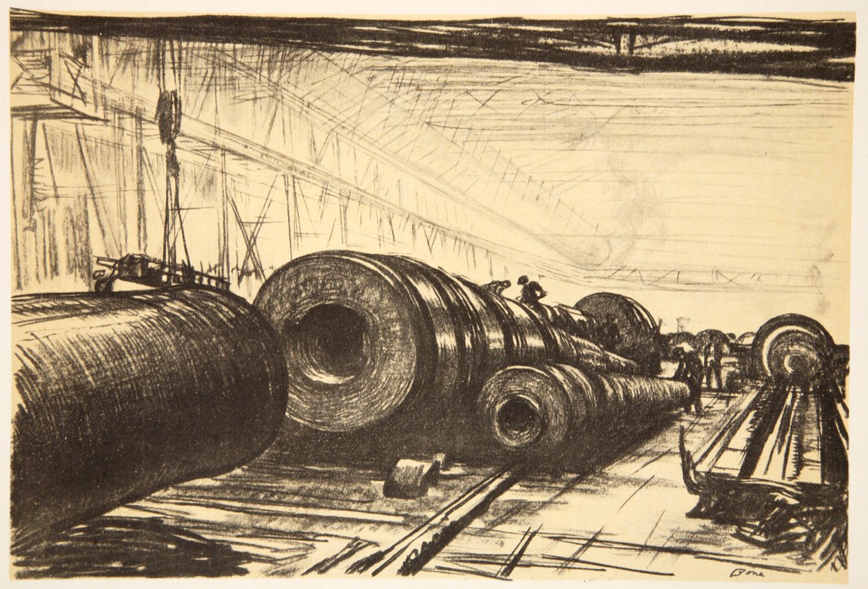 Enkele grote kanonnen, illustratie uit 