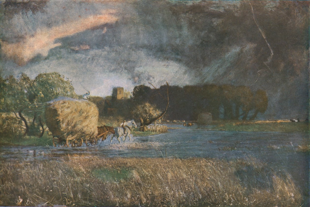 Een Hampshire hooien door David Murray