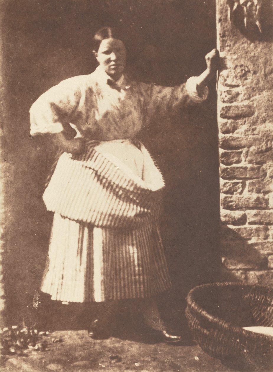 Een Newhaven visservrouw, 1844 door David Octavius Hill, Robert Adamson