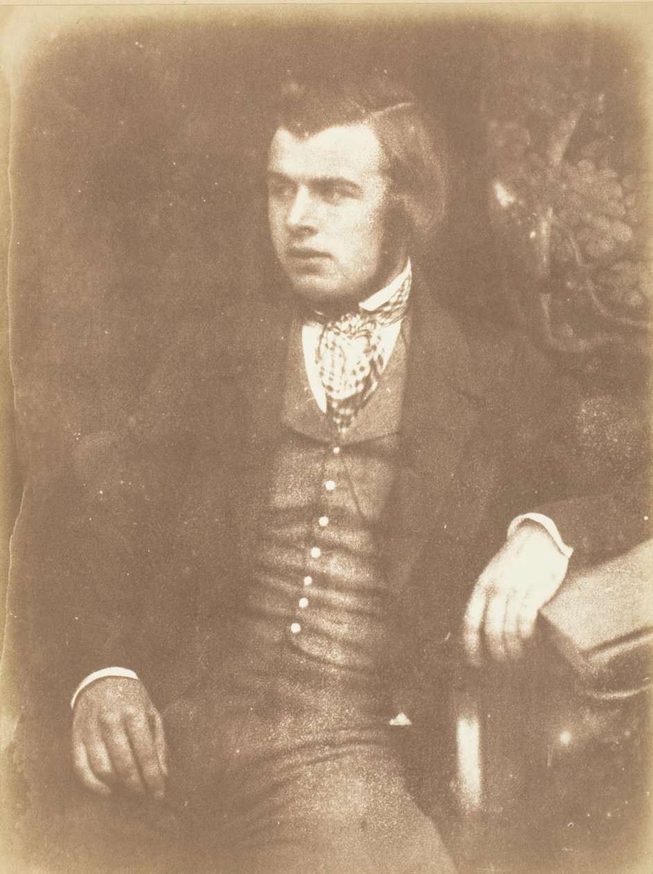 Mr. Brodie, RSA, 25 augustus 1845, beeldhouwer, woonde in Cornwell St. door David Octavius Hill