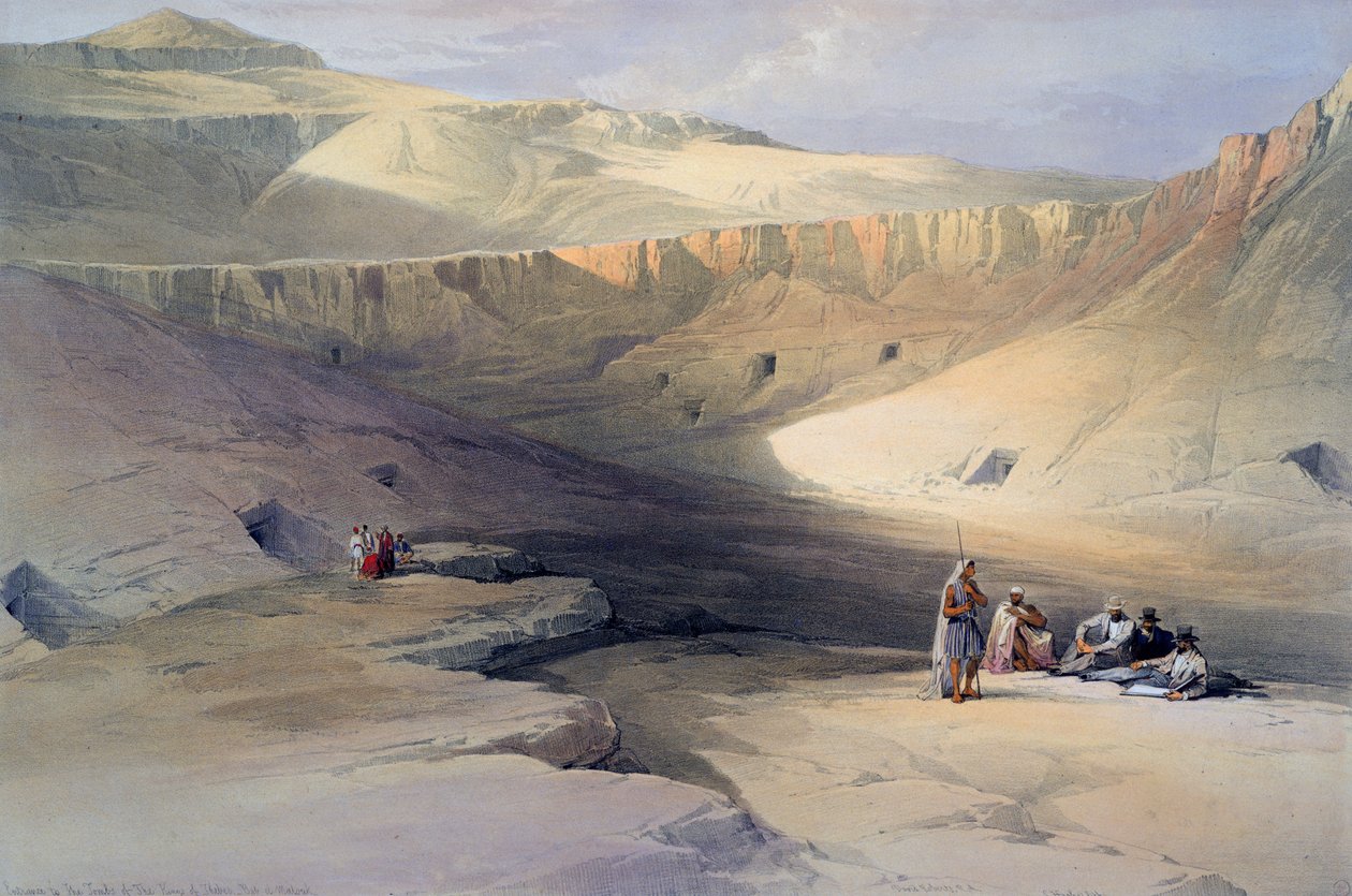 Ingang tot de graven van de koningen van Thebe - Bab-el-Malook