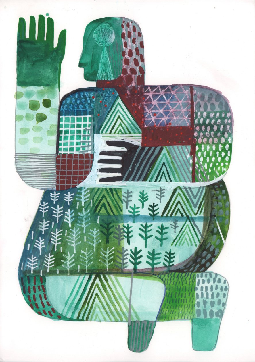 Lichamen van Land en Water 3, 2023 door David Shillinglaw