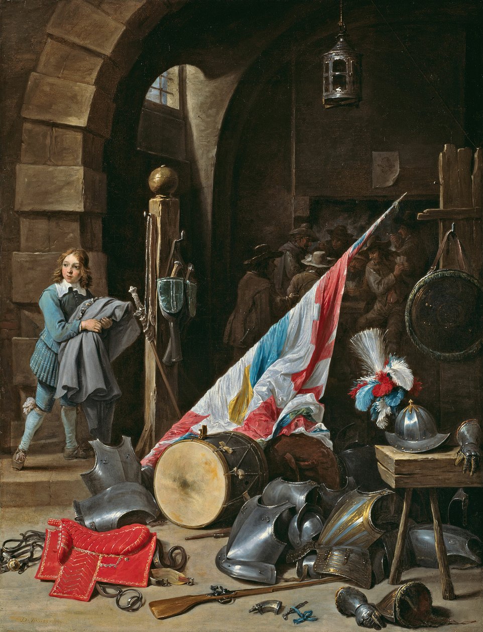 Het wachthuis, 1640-50 door David Teniers II
