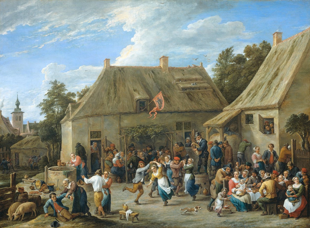Boer Kermis door David Teniers the Younger