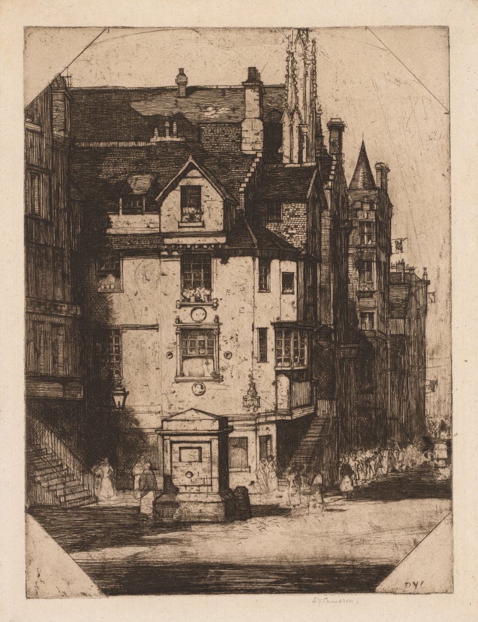 Huis van John Knox door David Young Cameron