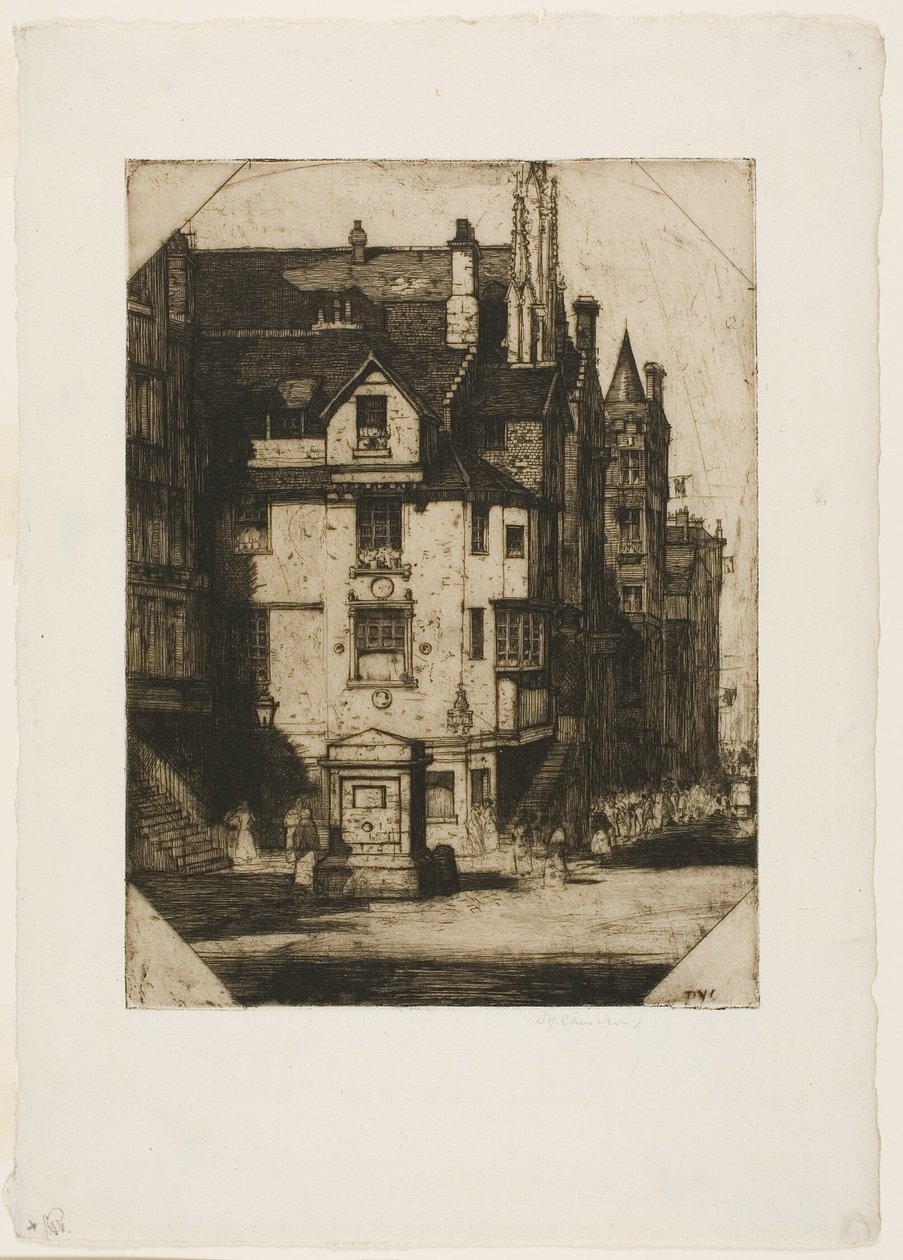 Het huis van John Knox door David Young Cameron