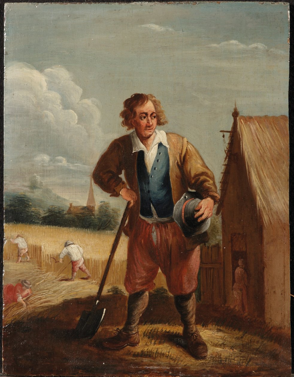Een Allegorie van de Vier Elementen: Aarde door David the Younger (follower of) Teniers