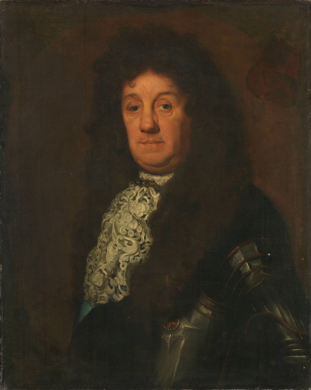 Portret van Cornelis Tromp (1629-91), vice-admiraal van Holland en West-Friesland door David van der Plas