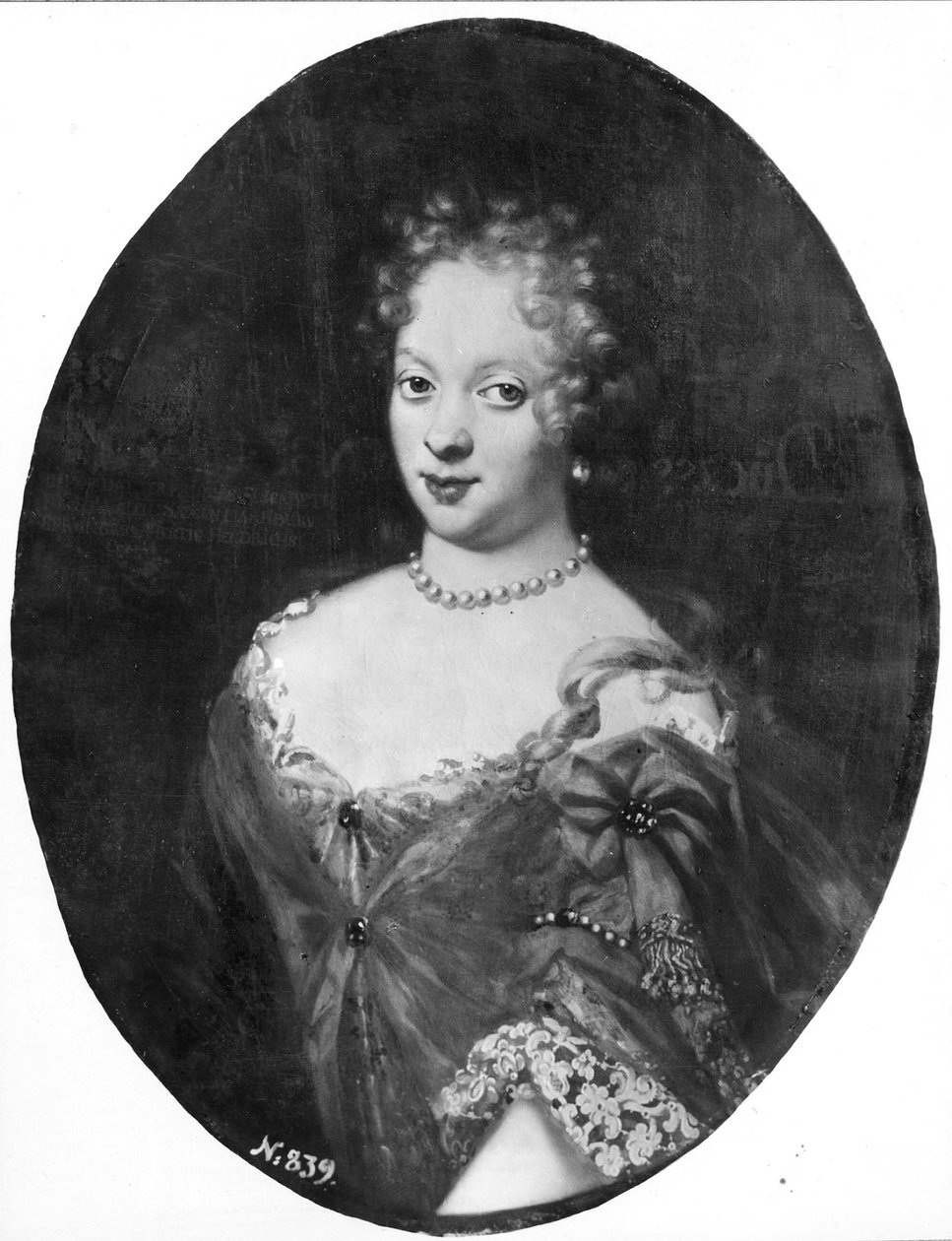 Elisabeth, 1668-1738, prinses van Mecklenburg-Güstrow door David von Krafft