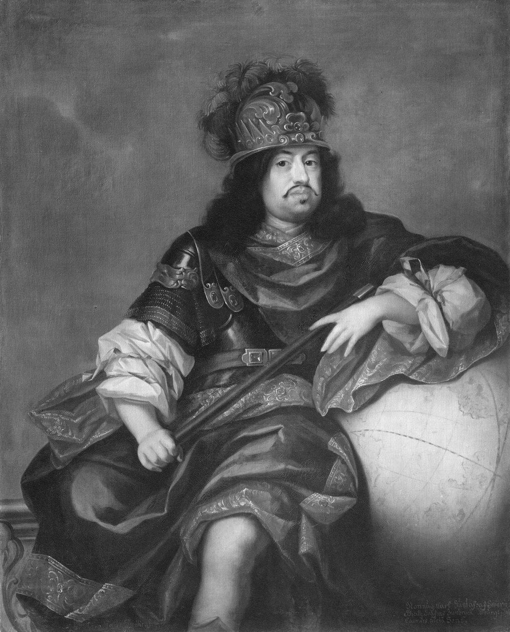 Karel X Gustaaf, 1622-1660, koning van Zweden, paltsgraaf van Zweibrücken door David von Krafft