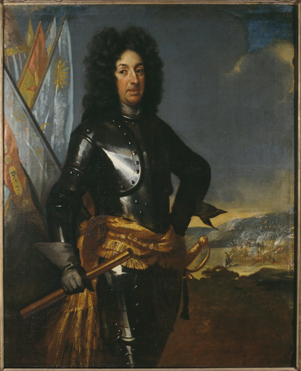 Portret van graaf Adam Ludvig Lewenhaupt door David von Krafft