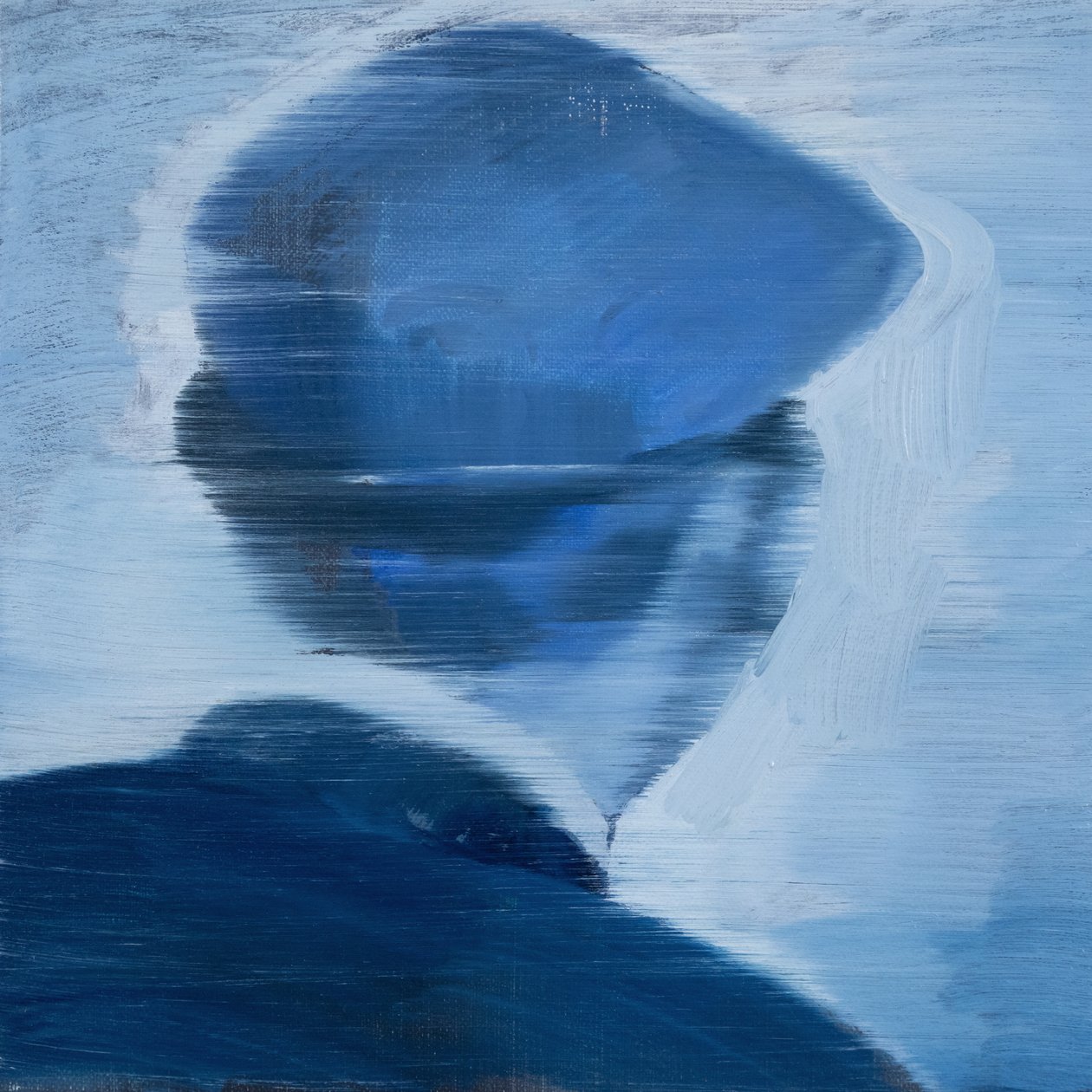 Robert Filliou 6, 2017 (olieverf op linnen) door Davis Lisboa