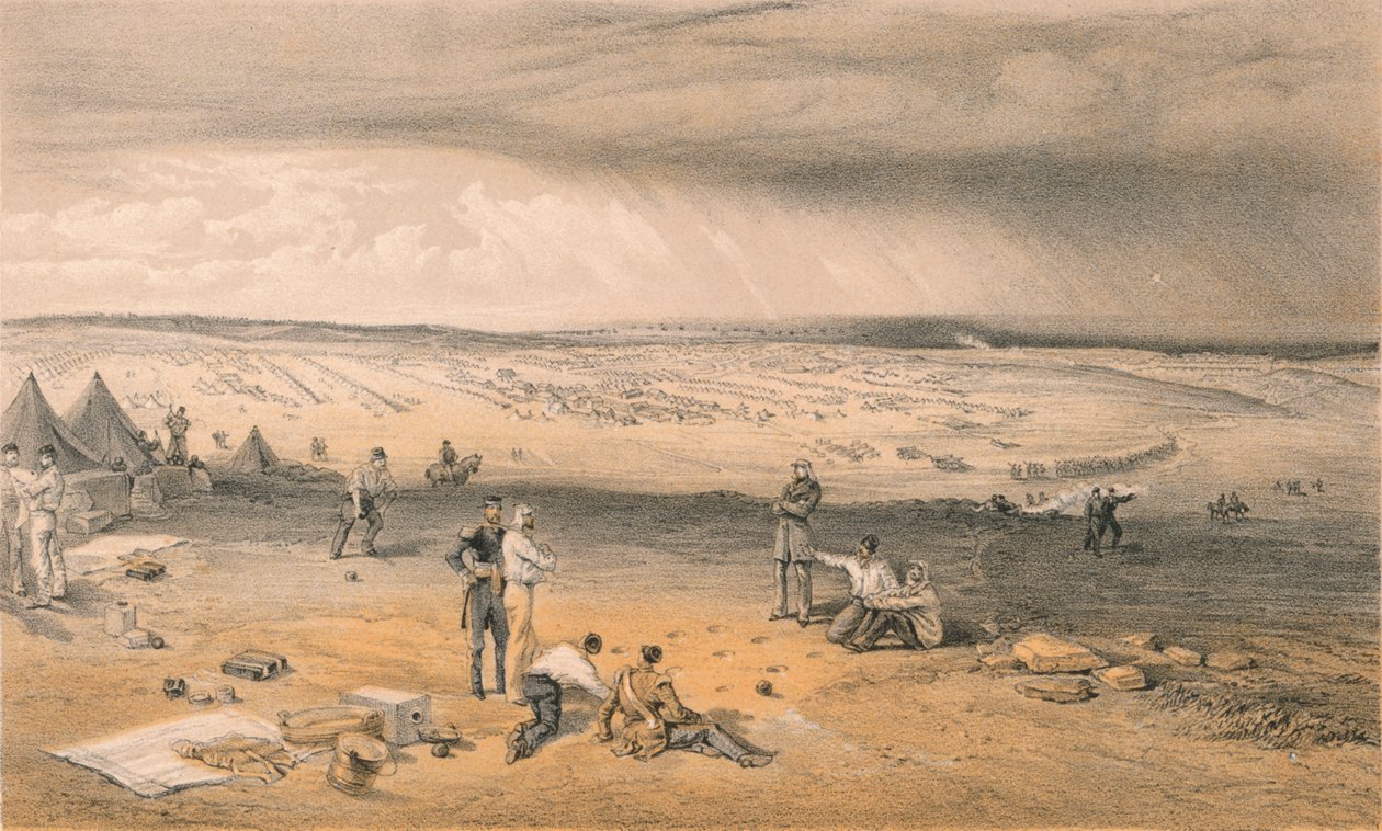 Kamp van de 3e Divisie, 9 juli 1855 door Day and Son