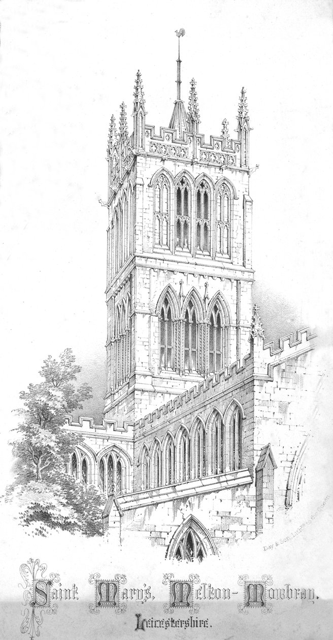 Sint-Maria, Melton-Mowbray. Leicestershire, ca. 1850s door Day and Son
