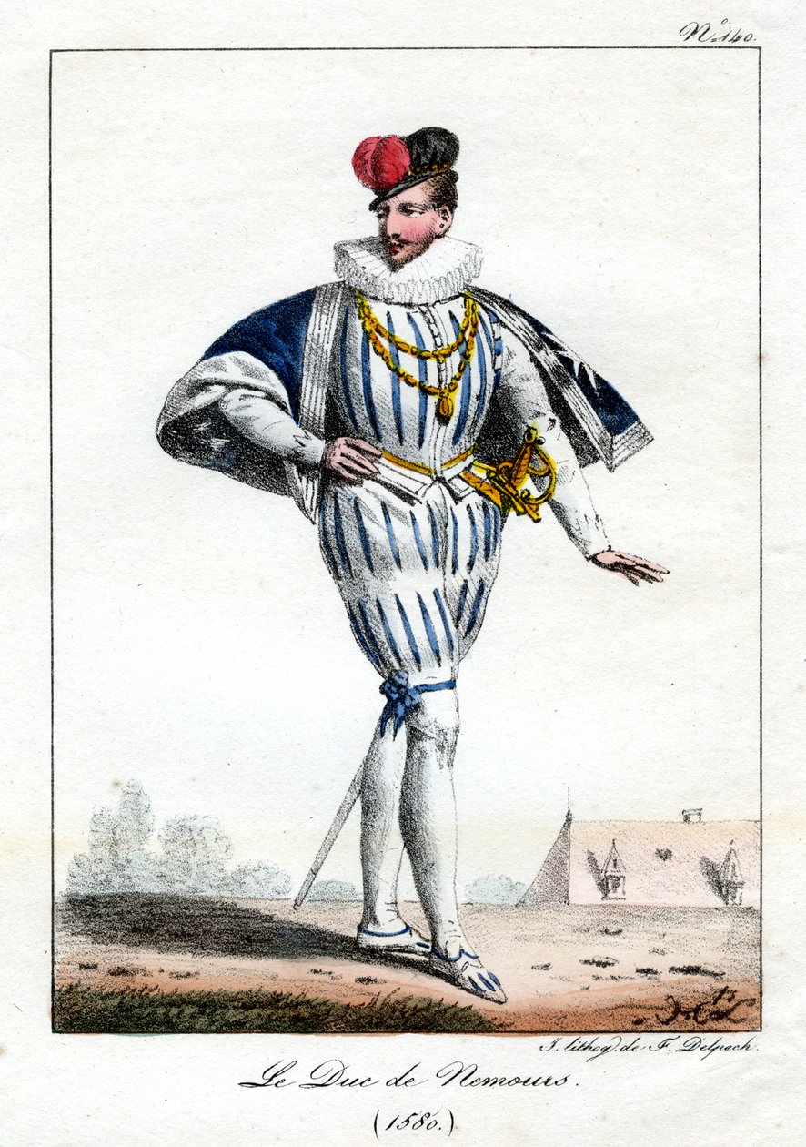 Jacques de Savoie, 2e hertog van Nemours, 1580, c1795-1825 door Delpech