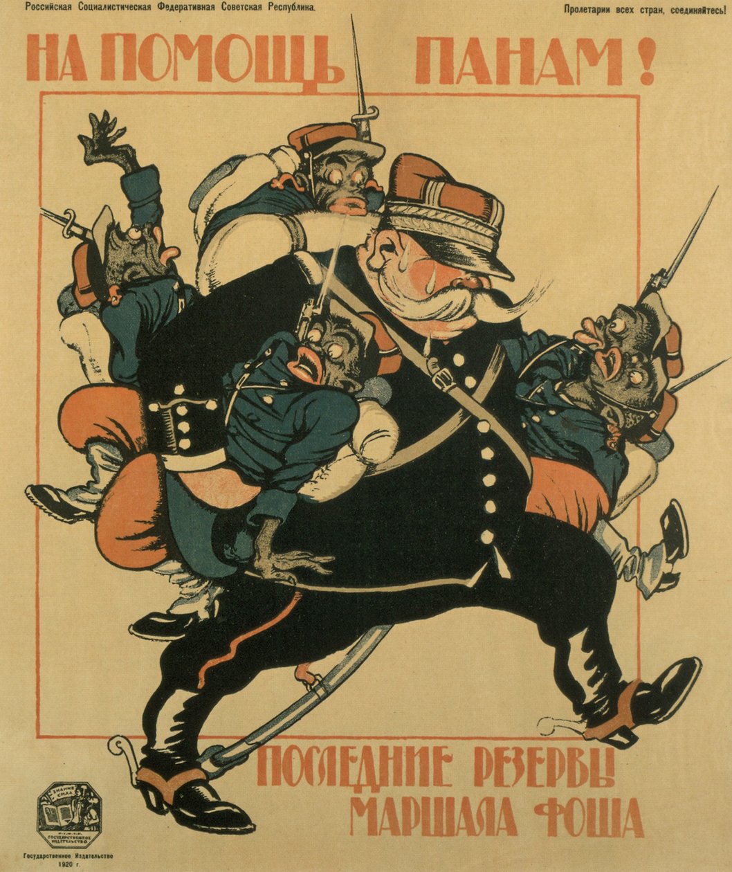 Te hulp van pannen. De laatste reserves van maarschalk Foch Poster door Deni