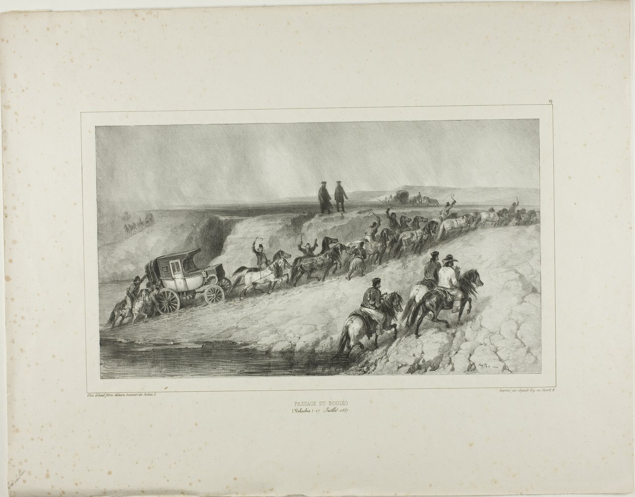 Bouzeo Doorgang door Denis Auguste Marie Raffet