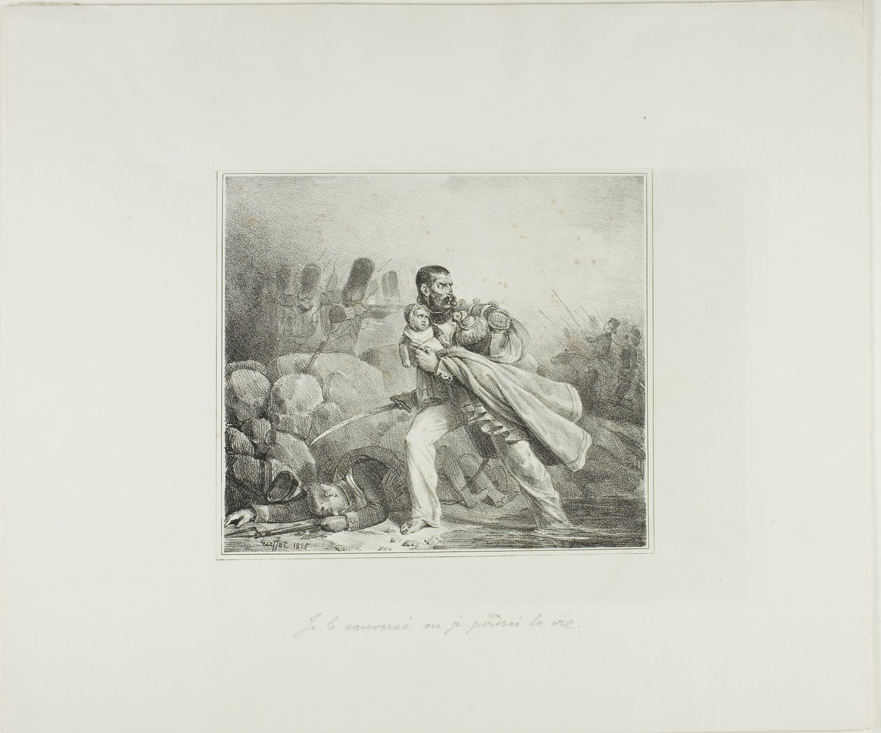 Ik zal hem redden of vergaan door Denis Auguste Marie Raffet