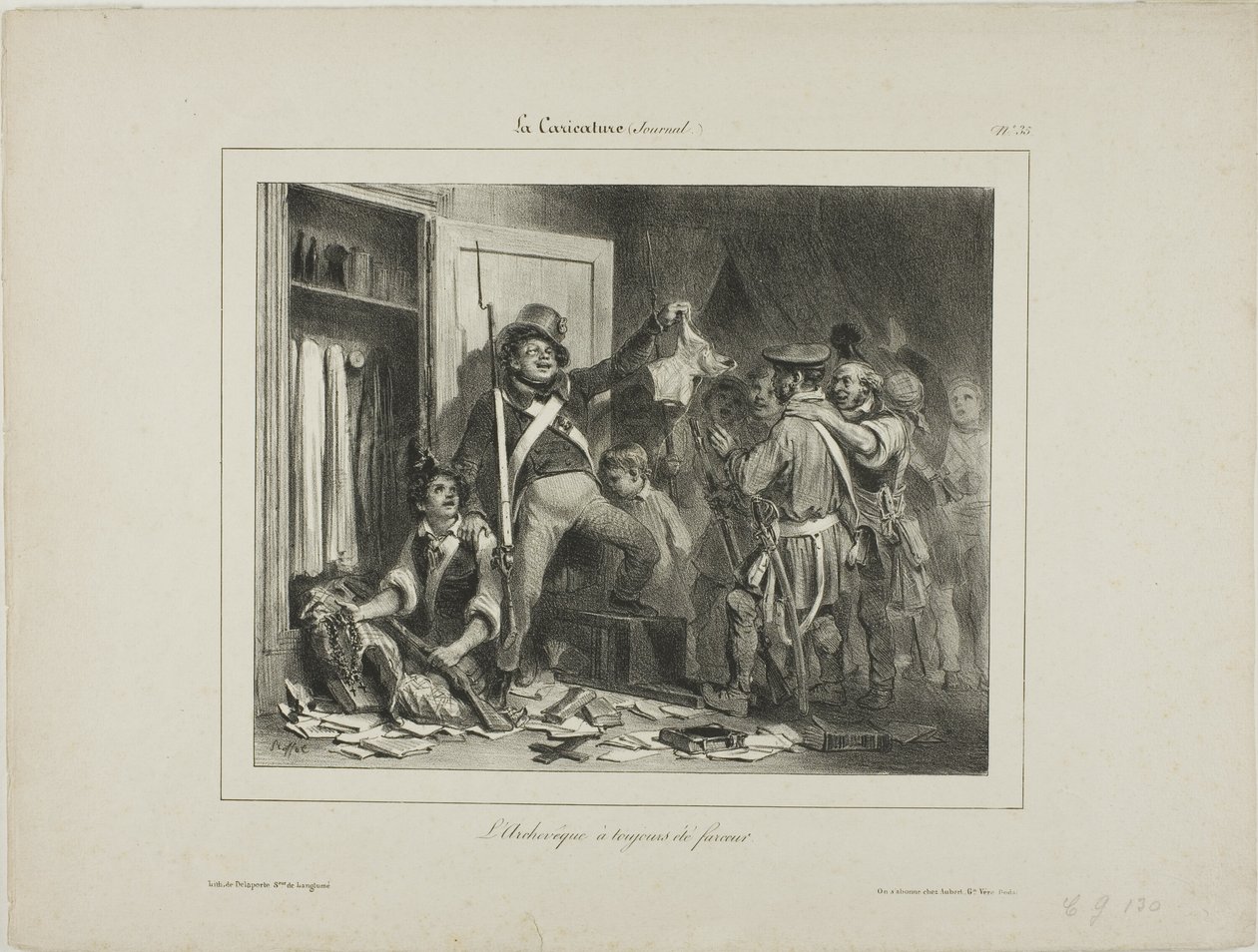 De aartsbisschop was altijd al een schurk door Denis Auguste Marie Raffet