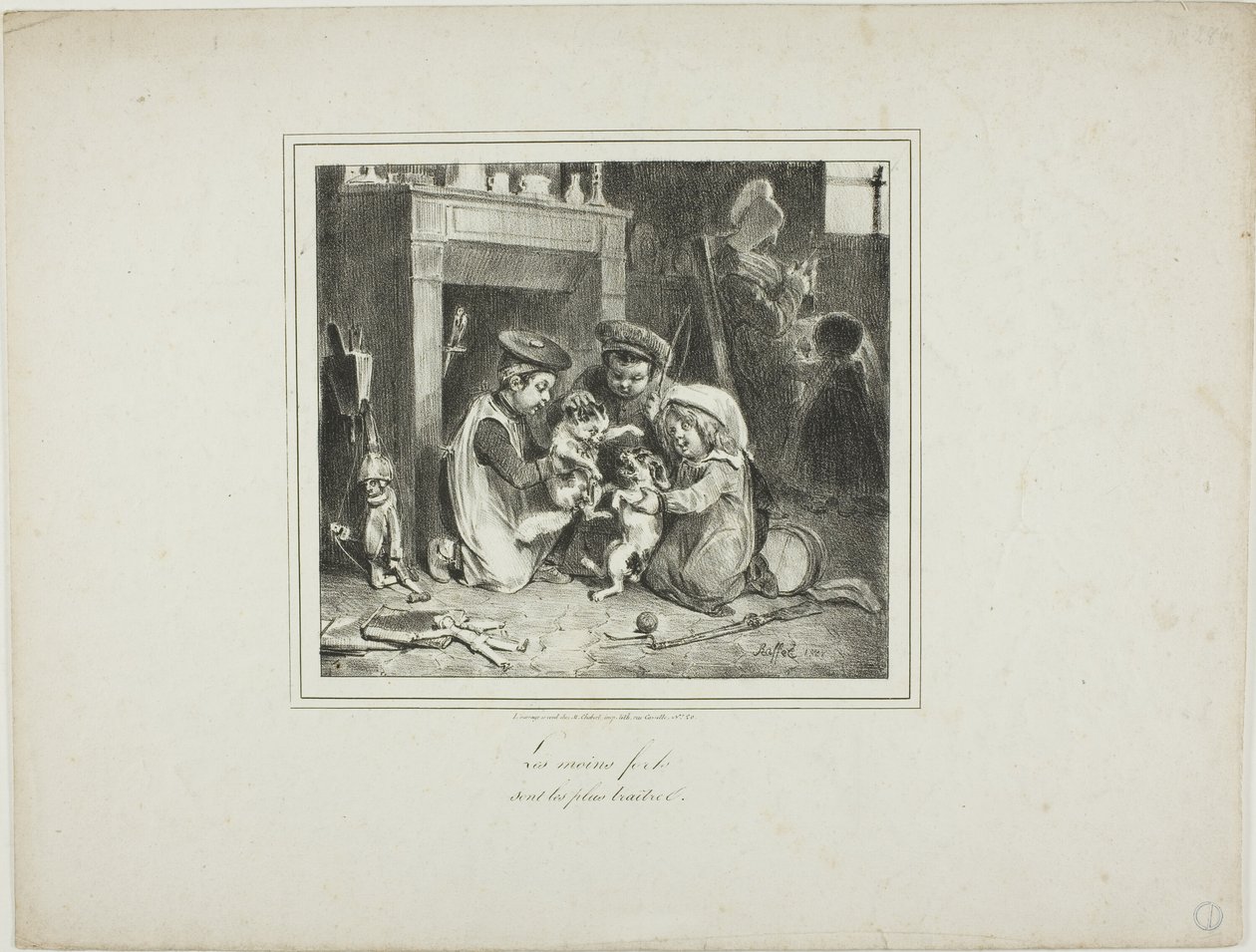 De minst sterke is de meest verraderlijke door Denis Auguste Marie Raffet