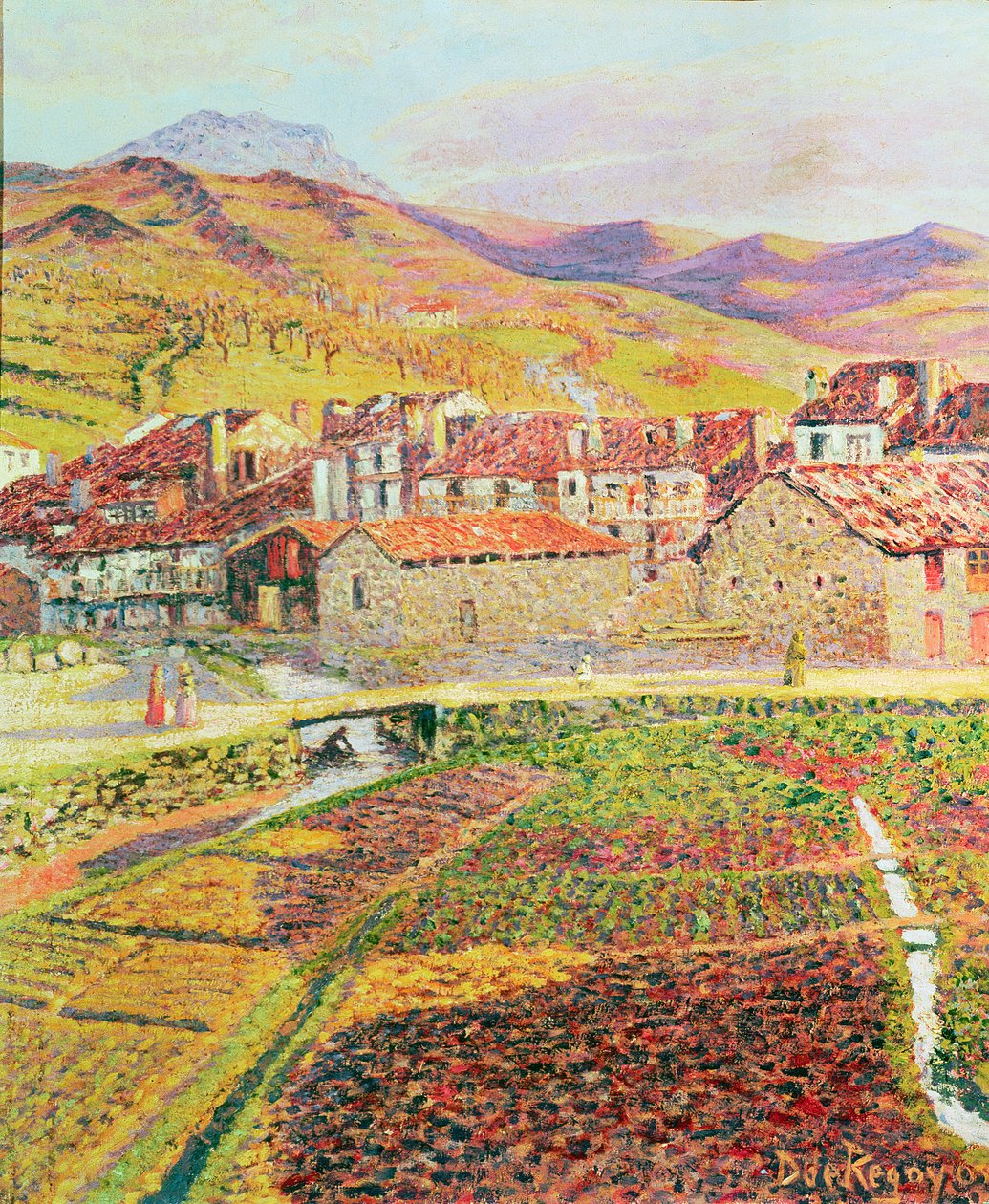 Het platteland door Diario or Dario de Regoyos y Valdes