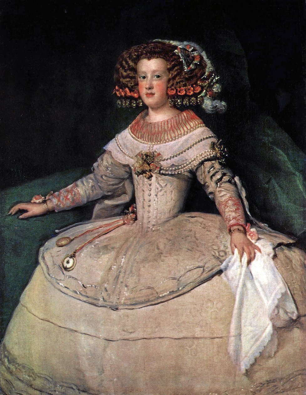 Portret van de infante Maria Teresa op 14-jarige leeftijd door Diego Velázquez