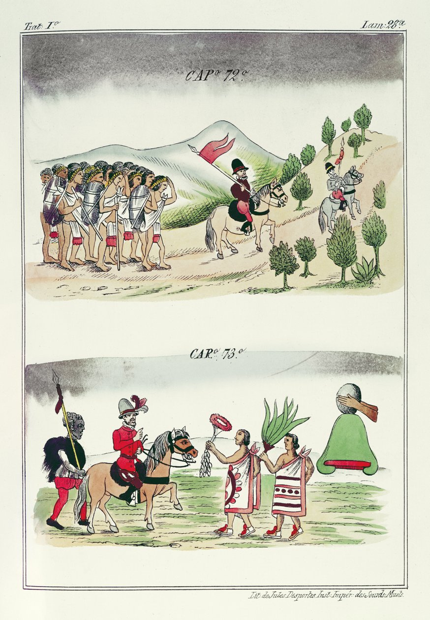 Cap 72 en Cap 73, illustraties uit 