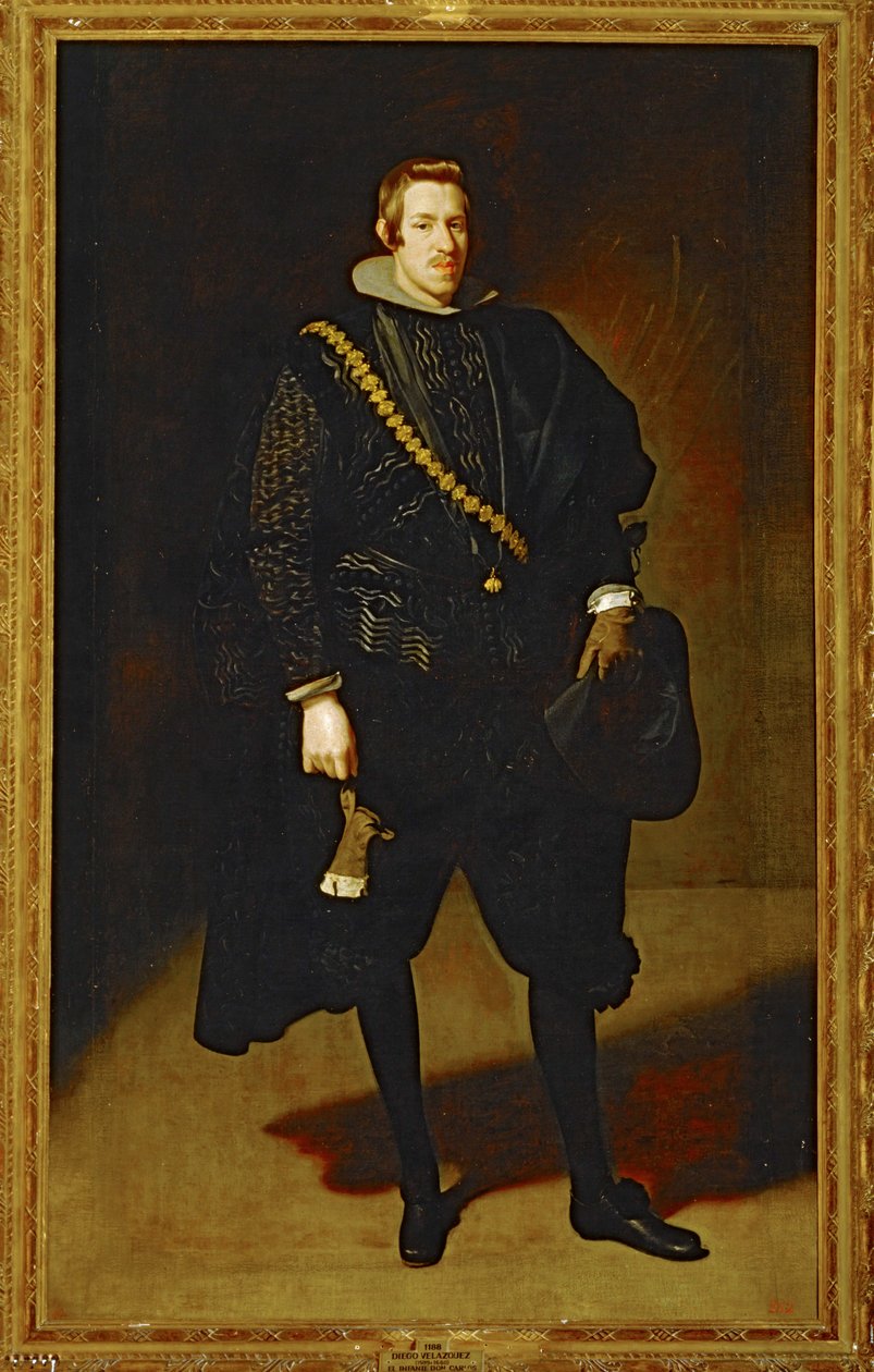 Don Carlos, Kind van Spanje, zoon van Filips II ... (schilderij op doek) door Diego Rodriguez de Silva y Velazquez