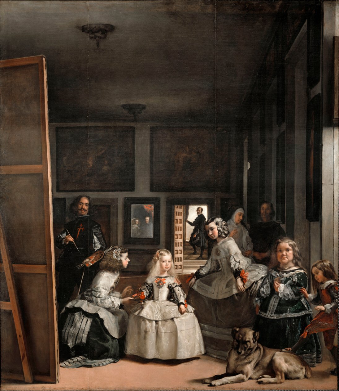 Las Meninas of De familie van Filips IV door Diego Velázquez