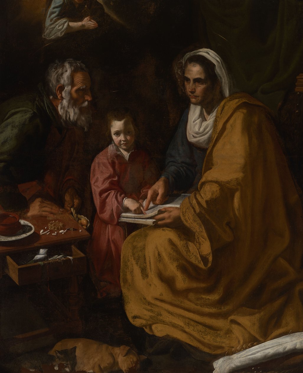 De opvoeding van de Maagd door Diego Velázquez