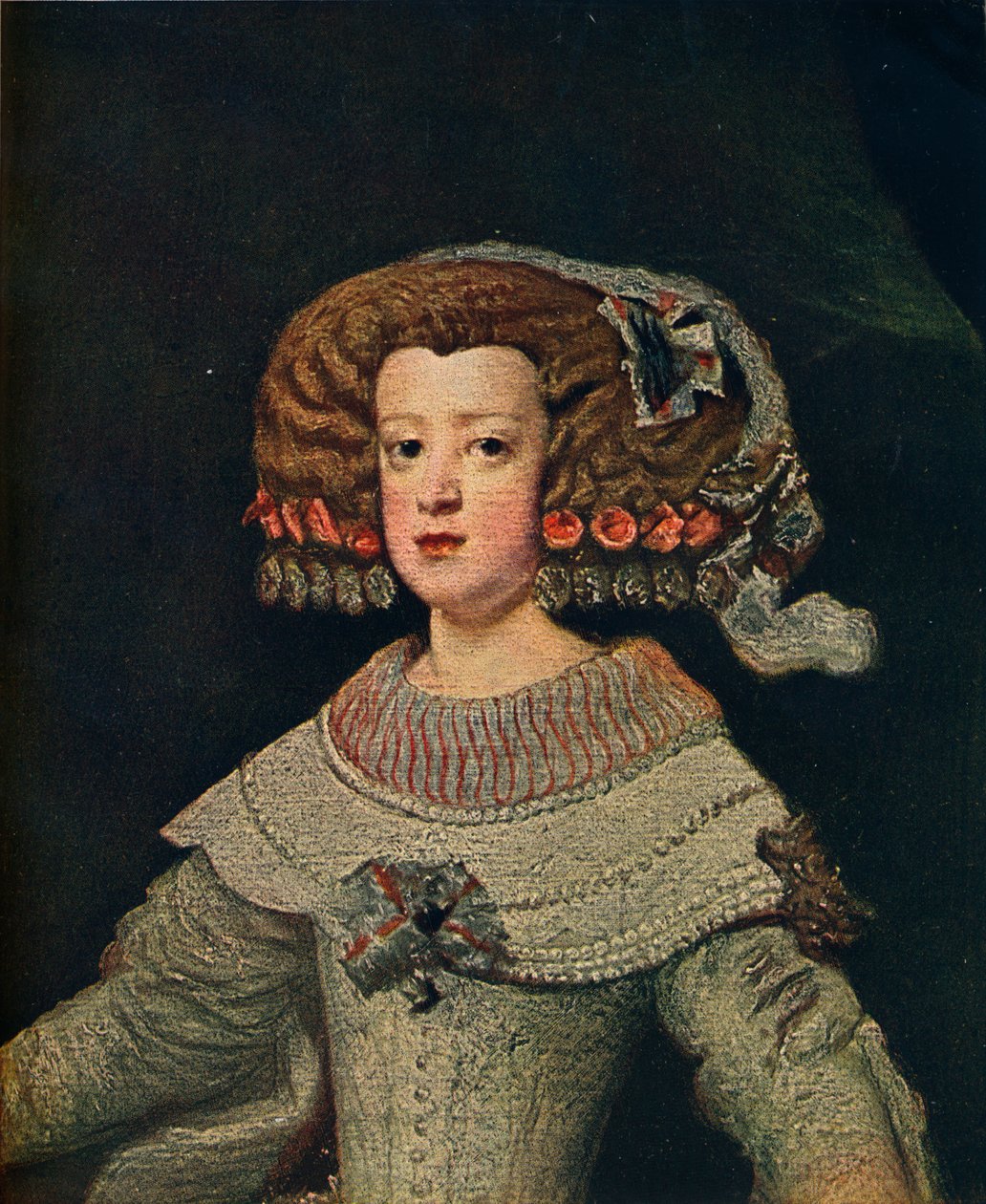 Portret van koningin Maria-Anna, Mariana van Oostenrijk, 1652, 1910 door Diego Velázquez