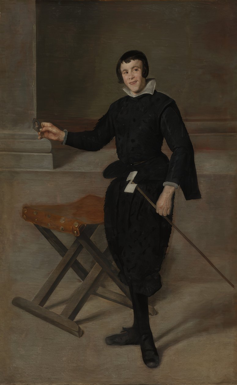 Portret van de nar Calabazas door Diego Velázquez