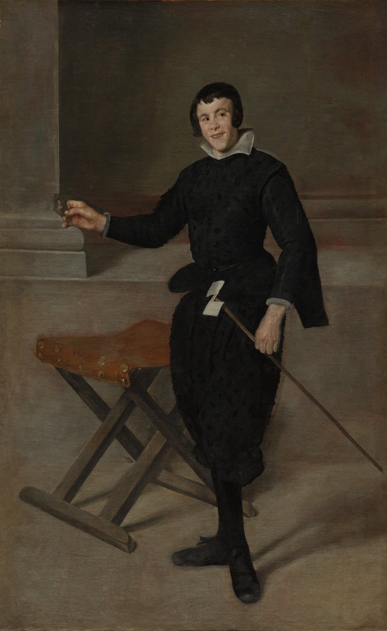 Portret van de Nar Calabazas, c. 1631-32 door Diego Velázquez