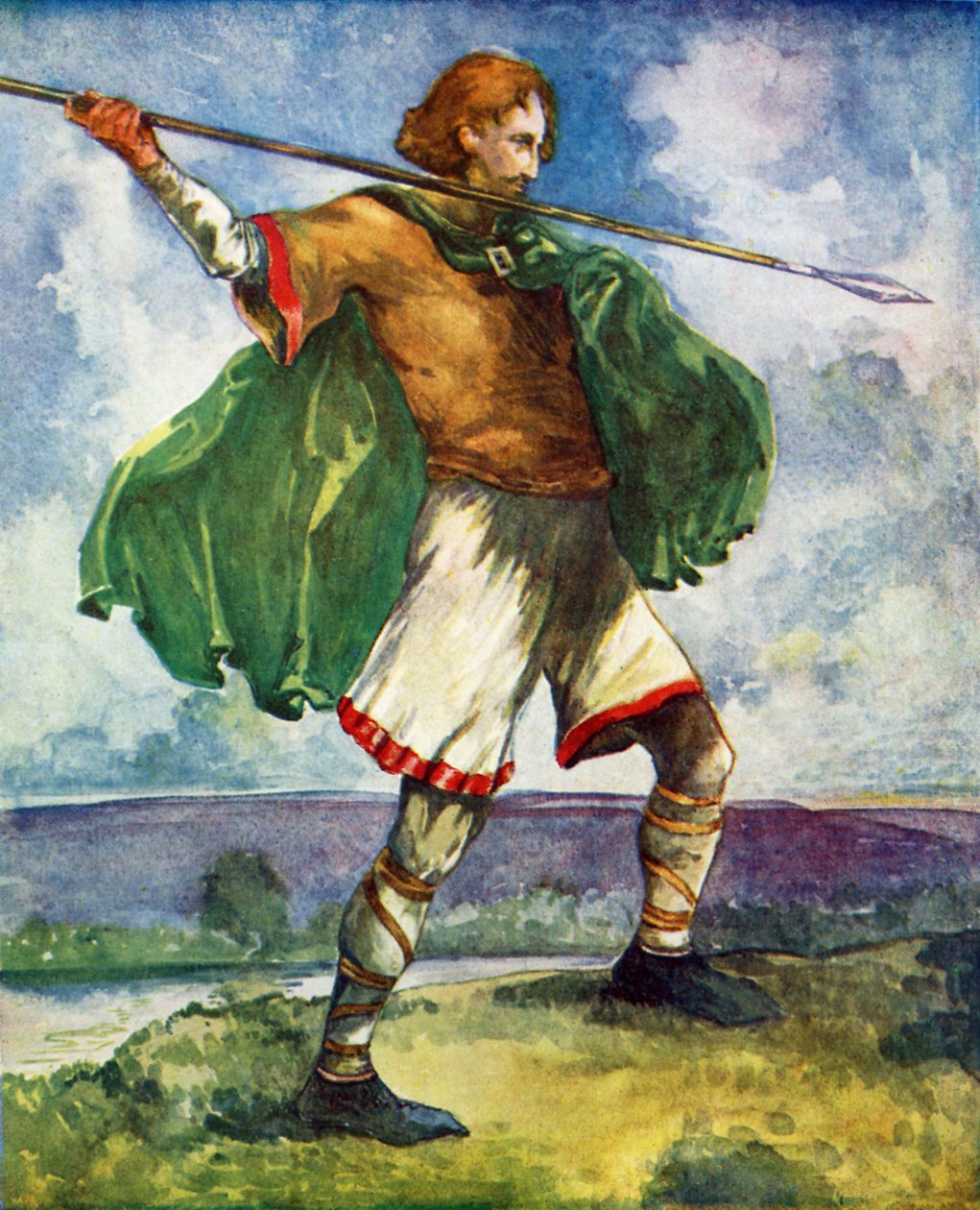 Mannenkostuum tijdens het bewind van Willem II (1087-1100) door Dion Clayton Calthrop