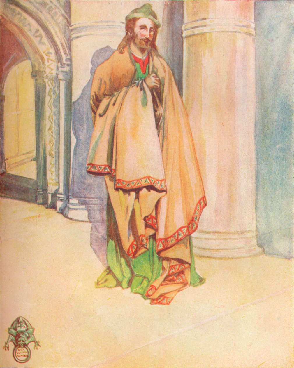 Een man uit de tijd van Hendrik I, 1907 door Dion Clayton Calthrop