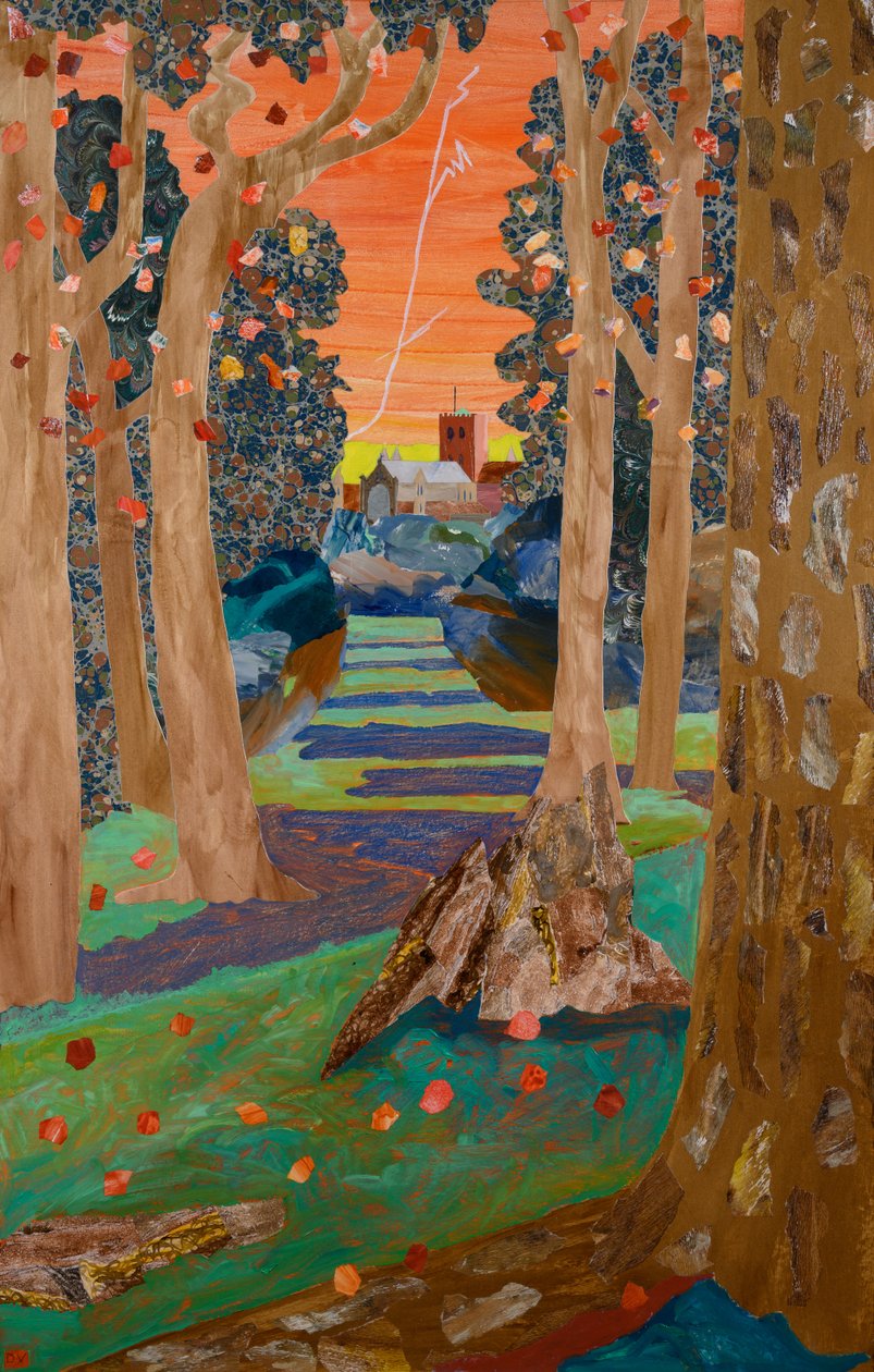 St Albans, 2025 (collage) door Dione Verulam