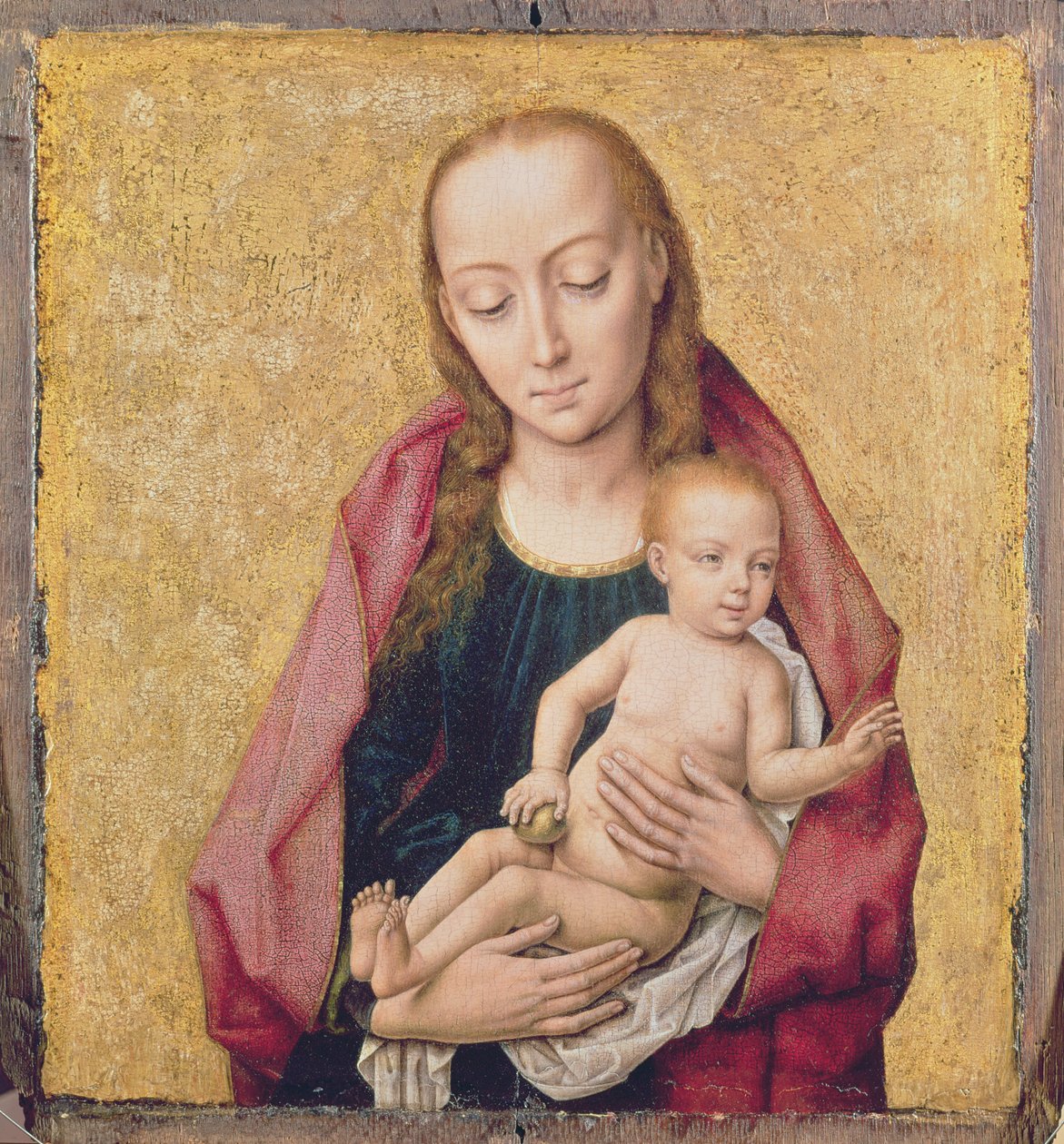 Madonna en Kind door Dirck Bouts