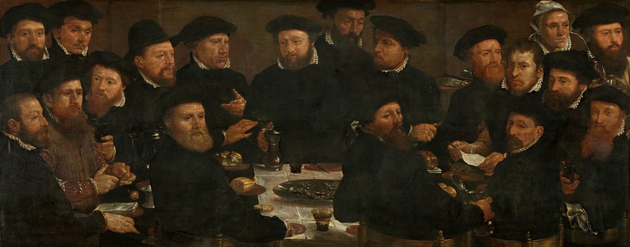 Banket van achttien wachters van Squad L, Amsterdam 1566, bekend als 
