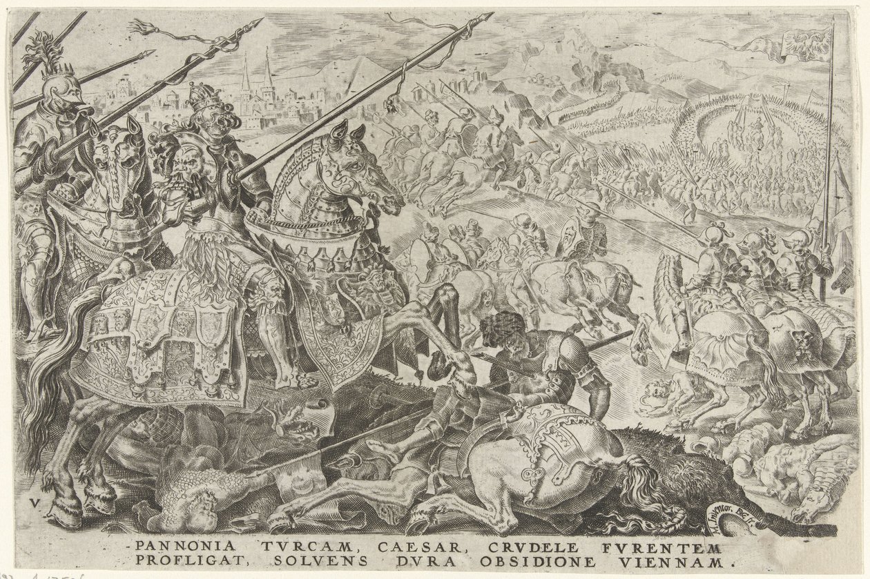 Ontzet van Wenen, 1529 door Dirck Volckertsz. Coornhert