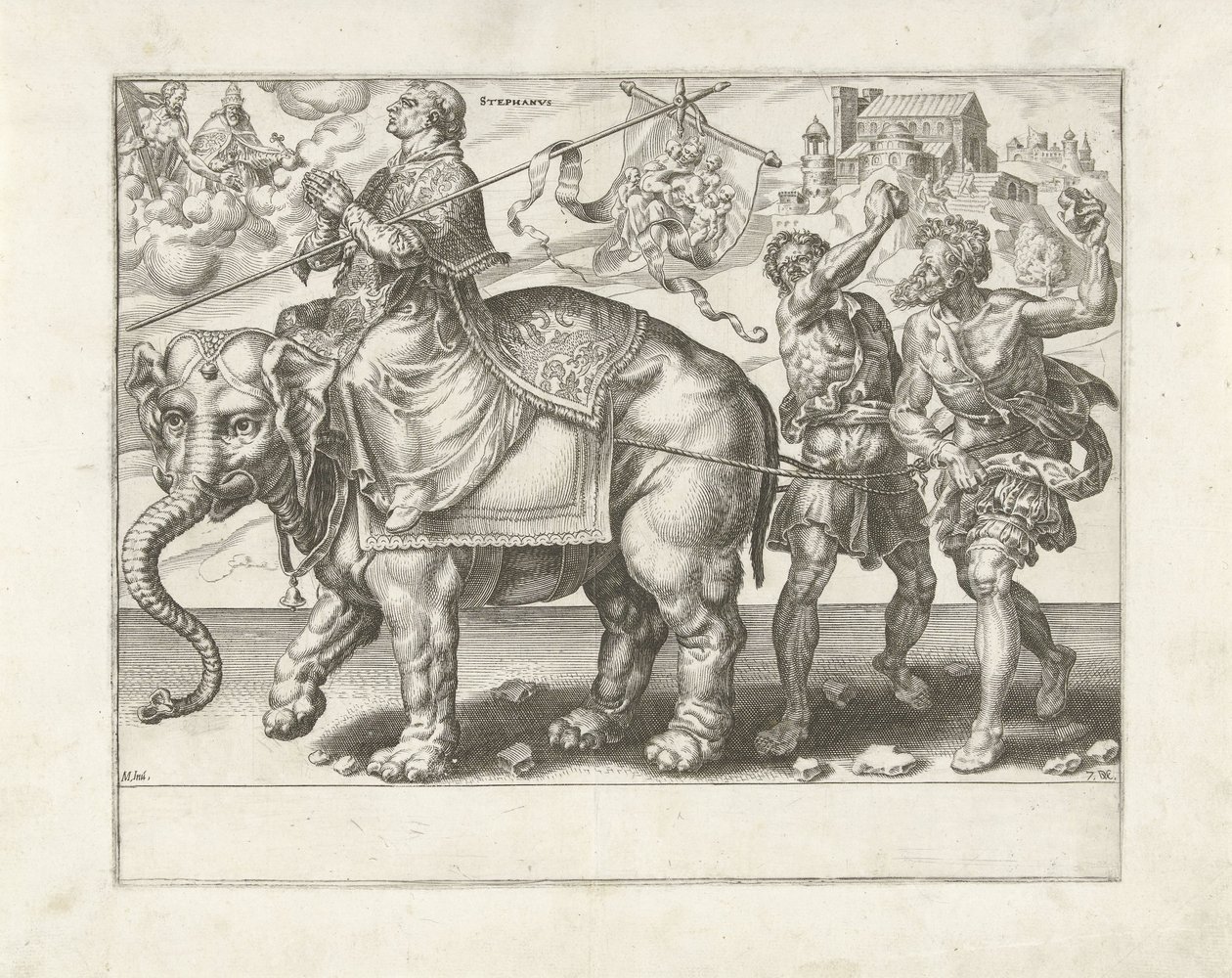 Triomf van Stefanus door Dirck Volckertsz. Coornhert