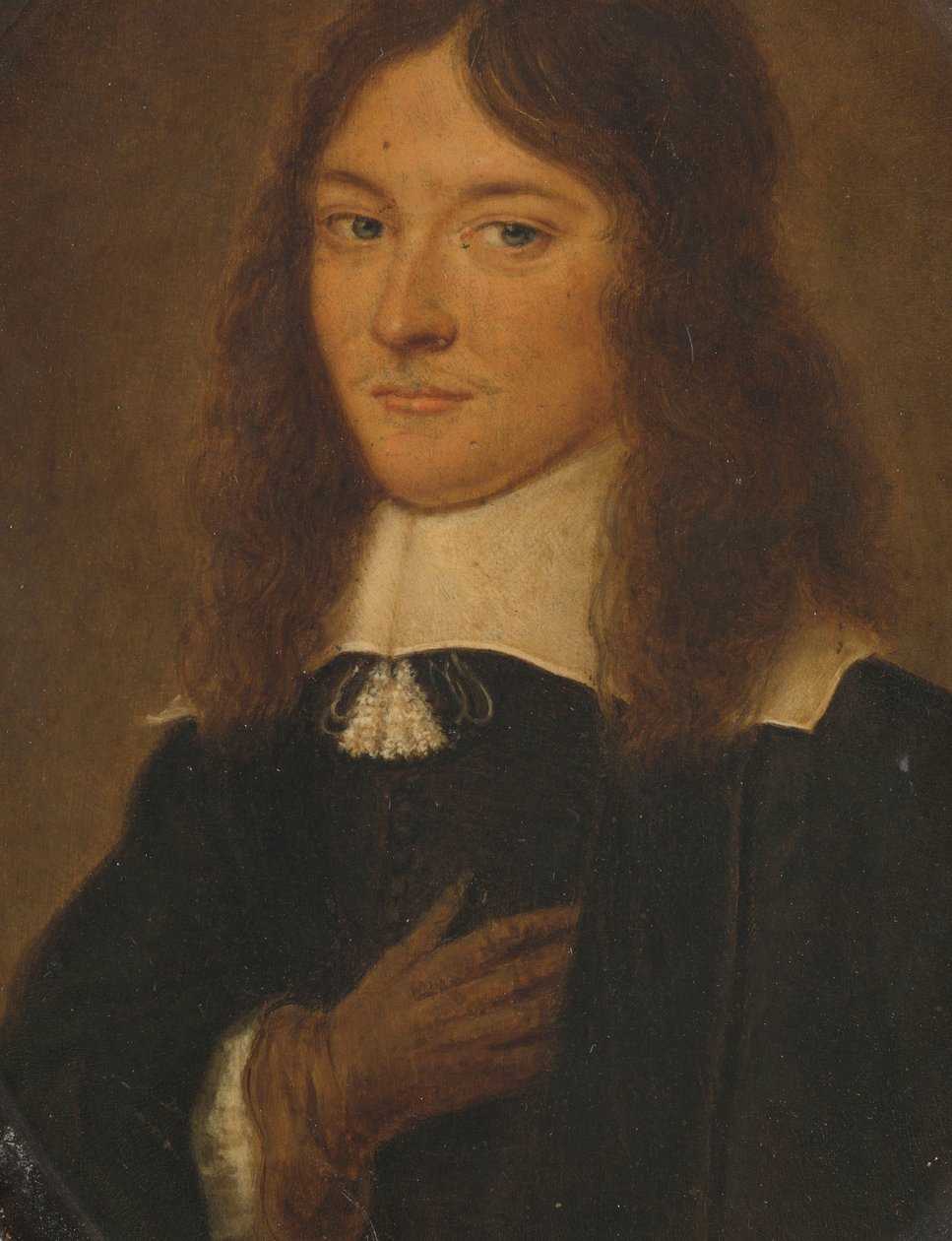 Portret van een jonge man door Dirk Druyf