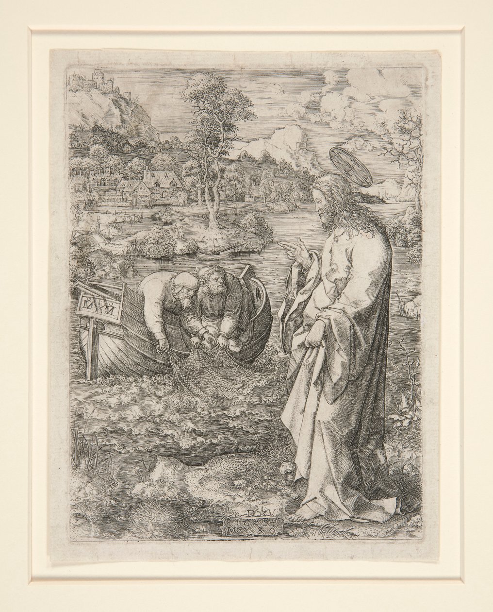 De roeping van SS Peter en Andrew door Dirk Jacobsz Vellert