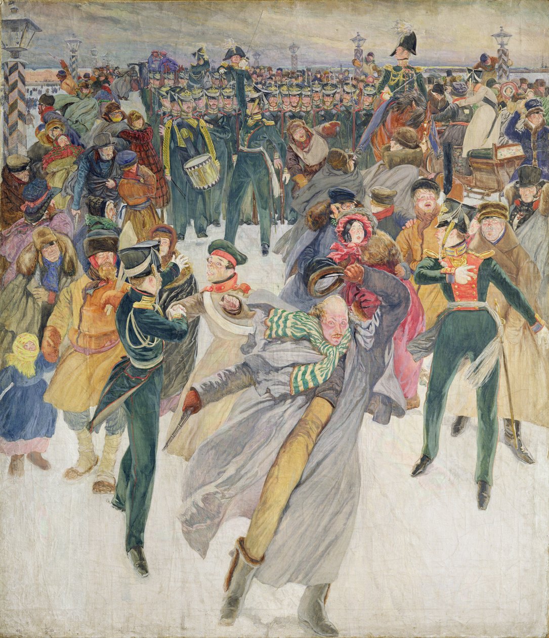 De Decembristenopstand door Dmitri Nikolayevich Kardovsky