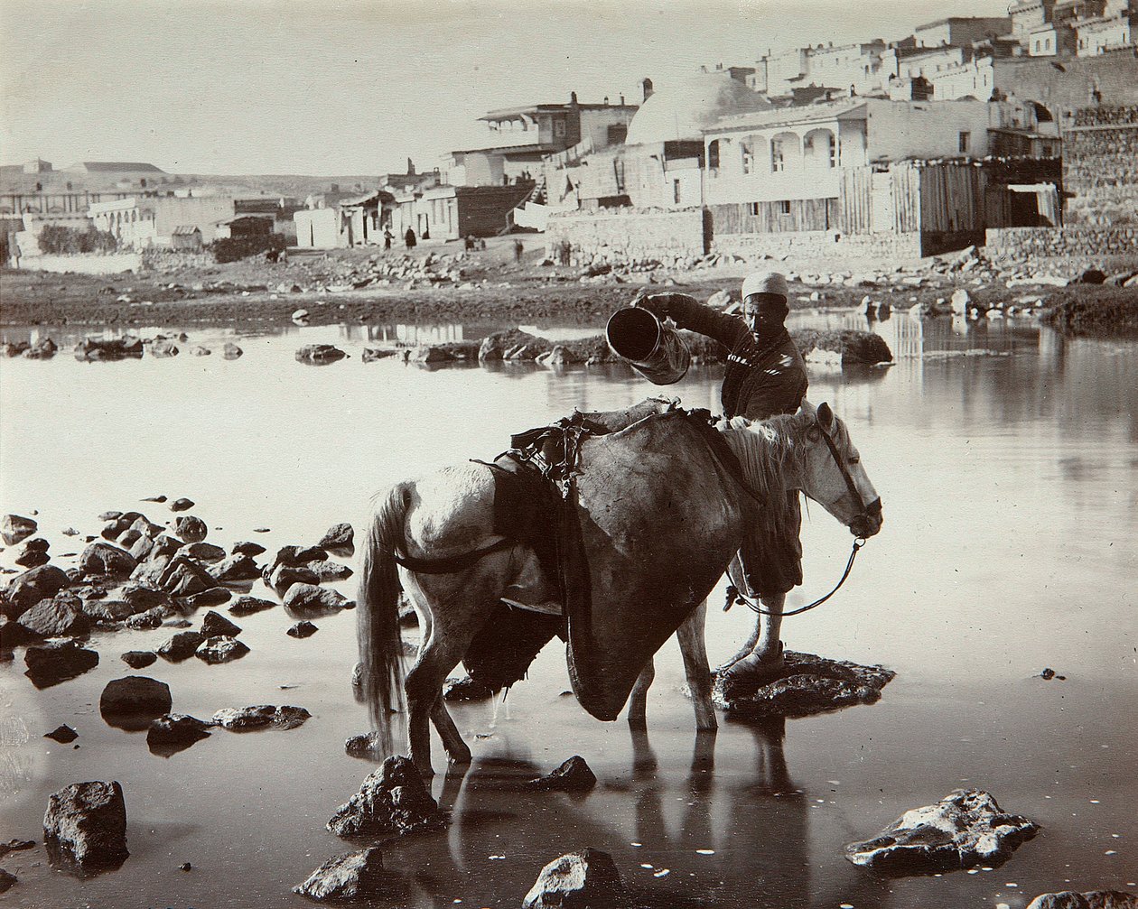 Een waterplaats, 1880s door Dmitri Ivanovich Yermakov