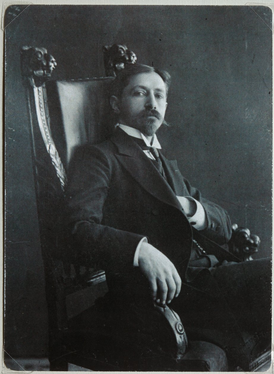 Portret van de auteur Ivan A. Boenin 1870-1953, 1909 door Dmitri Spiridonovich Zdobnov