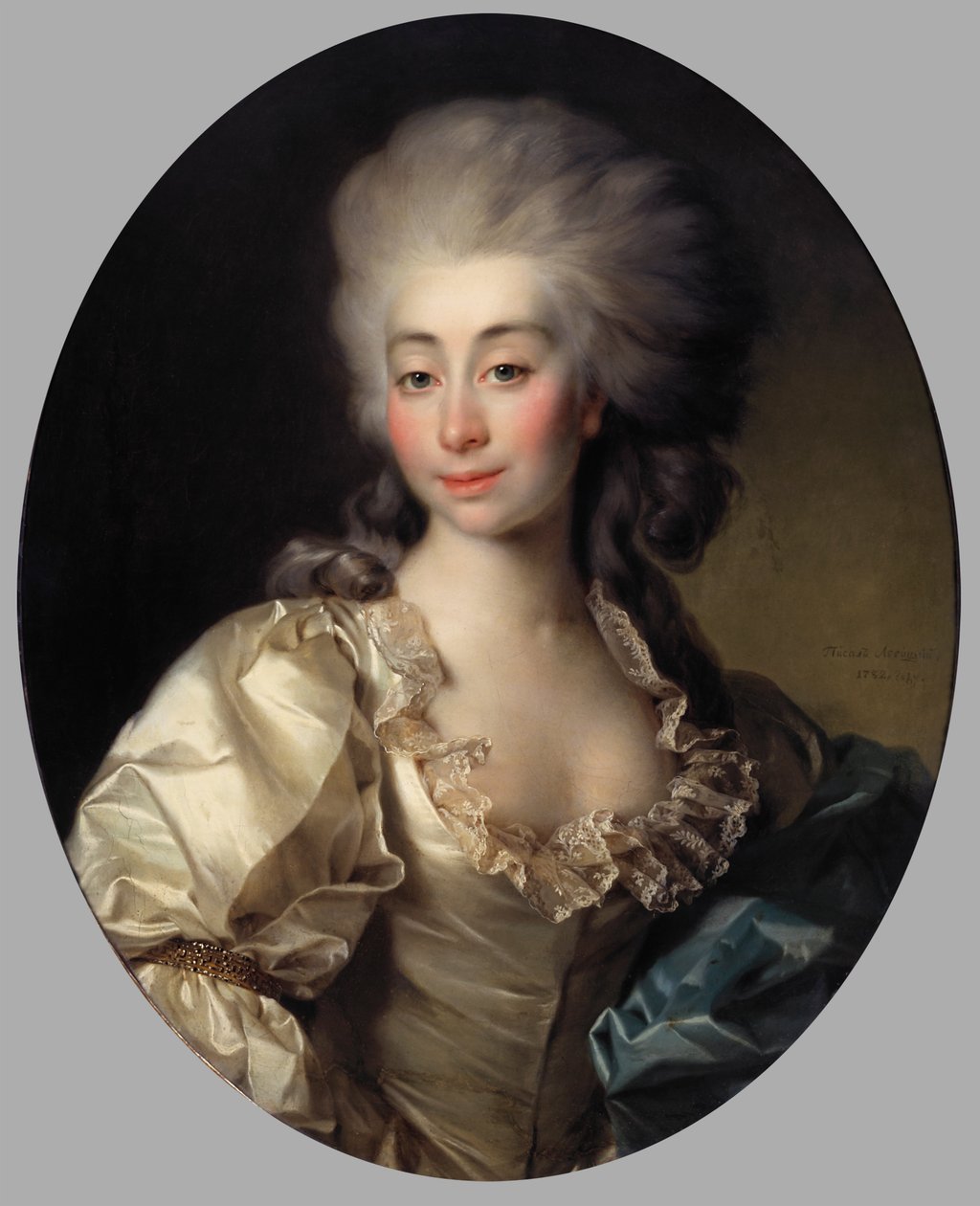 Portret van Gravin Ursula Mniszek door Dmitry Levitzky